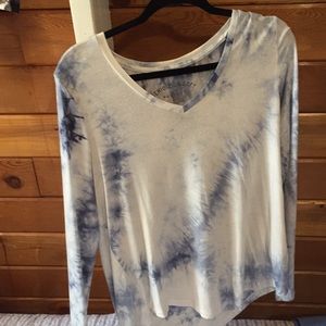 Tie dye blue long sleeve, Aeropostale